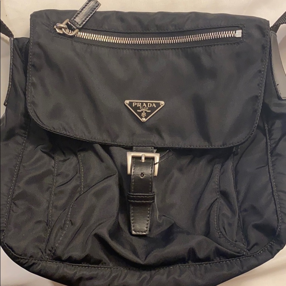 SOLD Prada Tessuto Small Messenger Bag